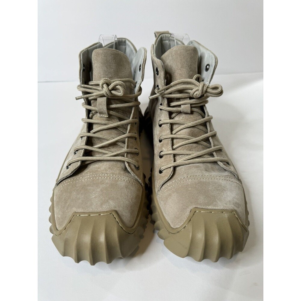 Casual Leather Boots Handmade Designer High Top Size 42 (9)new - Picture 11 of 14